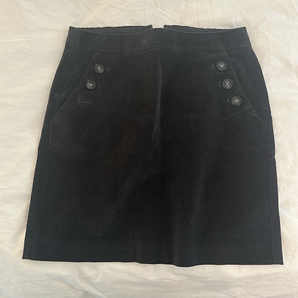 Corduroy skirt from Banana Republic.
